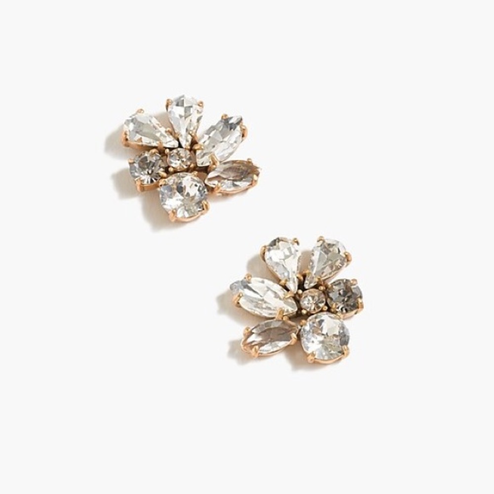 NWT J. Crew Cluster Stone Earrings